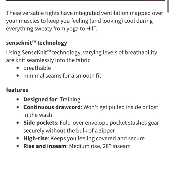 Lululemon Mapped Out High Rise Tight - Picture 7 of 7